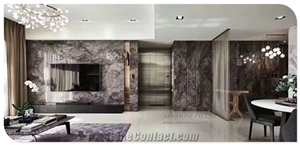 Black Marble Forest Dark Slab White Wall Tile