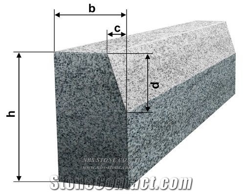 Cheap Grey Granite Kerbstone G603. G341 G383 Curb