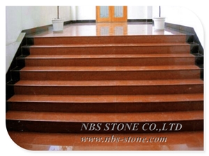 Chinese Cheap Granite Dyed Red Granite Slabs Tiles