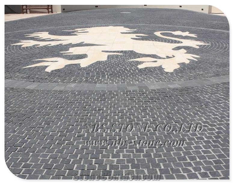 G684 Black Granite Cube Stone Paving Stone Cobble