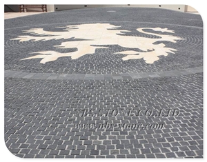 G684 Black Granite Cube Stone Paving Stone Cobble