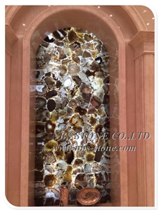 Grey Semiprecious Stone for Countertop Large Agate