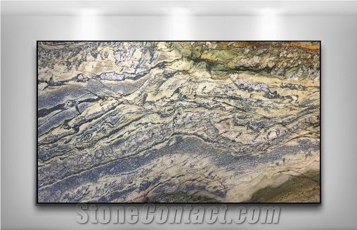 High-End Stone Azul Avatar Blue Granite Slabs