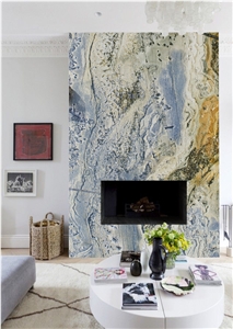 High-End Stone Azul Avatar Blue Granite Slabs