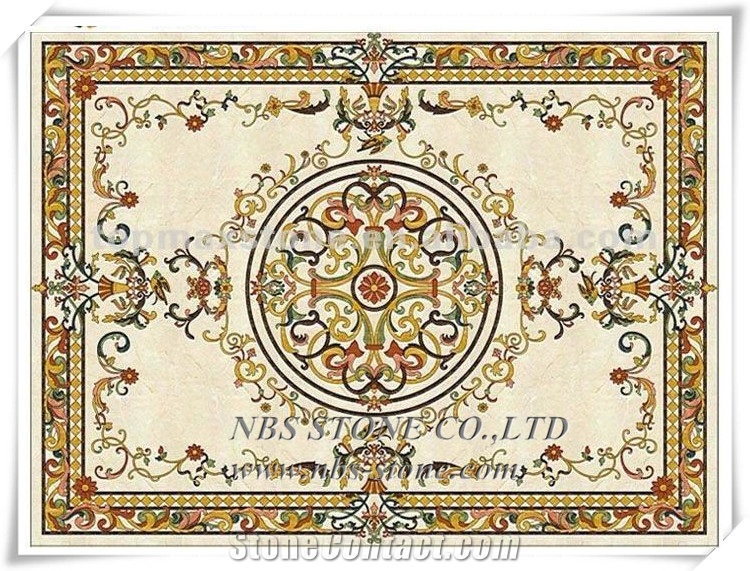 Hot Sale Marble Stone Waterjet Medallion Pattern