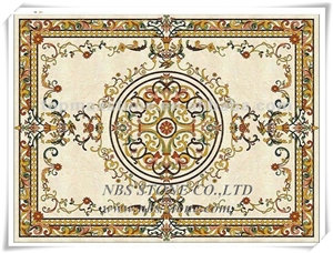 Hot Sale Marble Stone Waterjet Medallion Pattern
