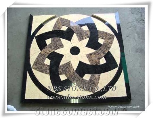 Hot Sale Marble Stone Waterjet Medallion Pattern