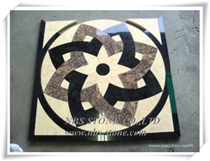 Hot Sale Marble Stone Waterjet Medallion Pattern