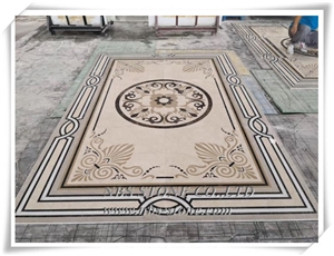 Hot Sale Marble Stone Waterjet Medallion Pattern