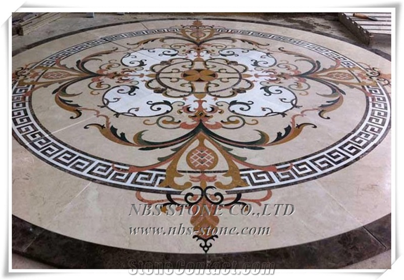 Hot Sale Marble Stone Waterjet Medallion Pattern
