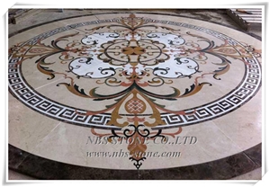 Hot Sale Marble Stone Waterjet Medallion Pattern