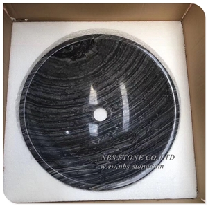 Marble Round Basin Oval Sink Wash Bowls Bathroom