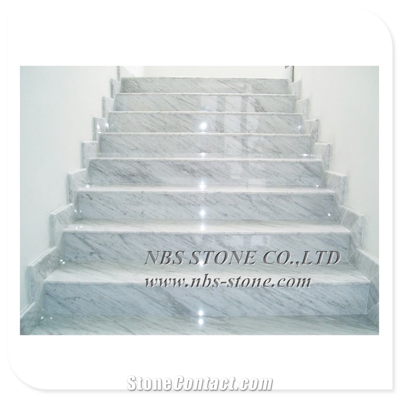 Marble Stair Tread Riser Interior Step Tread