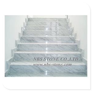 Marble Stair Tread Riser Interior Step Tread