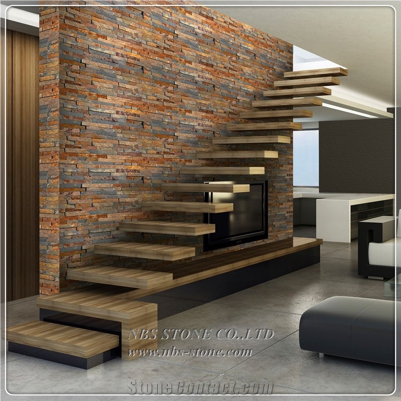 Natural Culture Stone Rusty Stone Slate for Wall