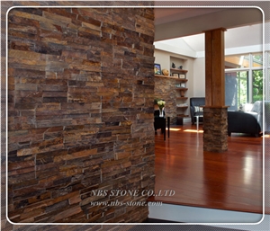 Natural Culture Stone Rusty Stone Slate for Wall