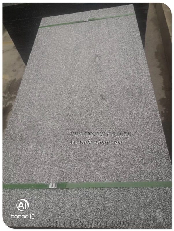 Padang Dark Grey G654 Granite Tile,Flamed G654