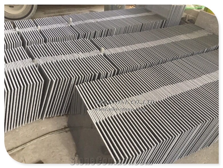 Padang Dark Grey G654 Granite Tile,Flamed G654