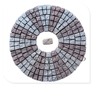 Paving Stones Granite Cubes Fan Paver Walkway