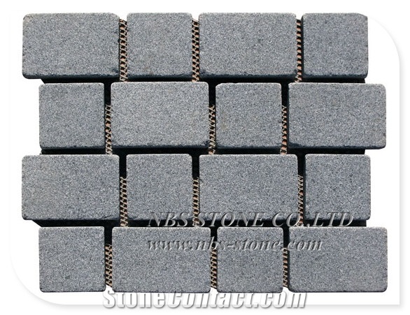 Paving Stones Granite Cubes Fan Paver Walkway