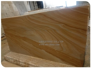 Quarry-Owner Supply Wooden Yellow Sandstone Slab