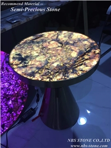 Semi-Precious Blue Agate Luxury Wall Decor Panels