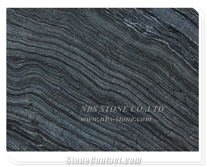 Silver Wave Serpeggiante Kenya Zebra Black Wood