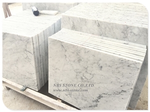 White Carrara Marble Slab Walling Flooring Tiles