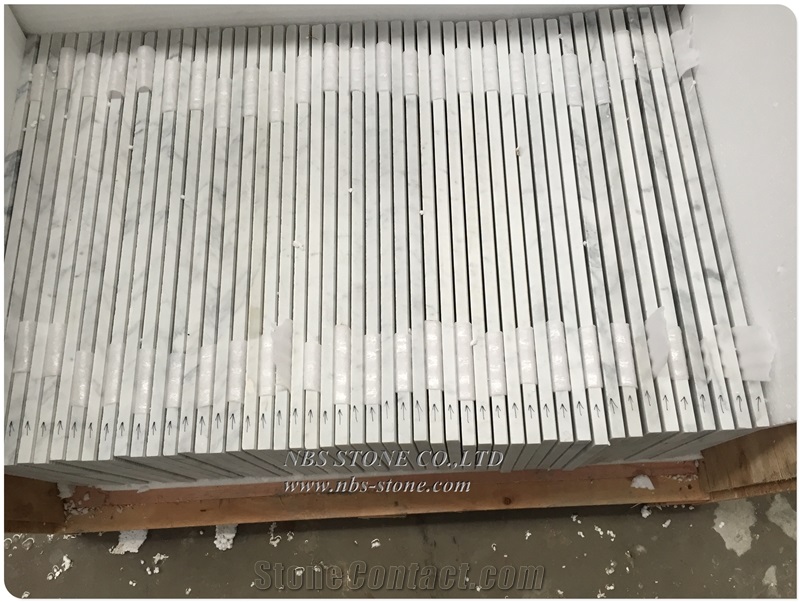 White Carrara Marble Slab Walling Flooring Tiles