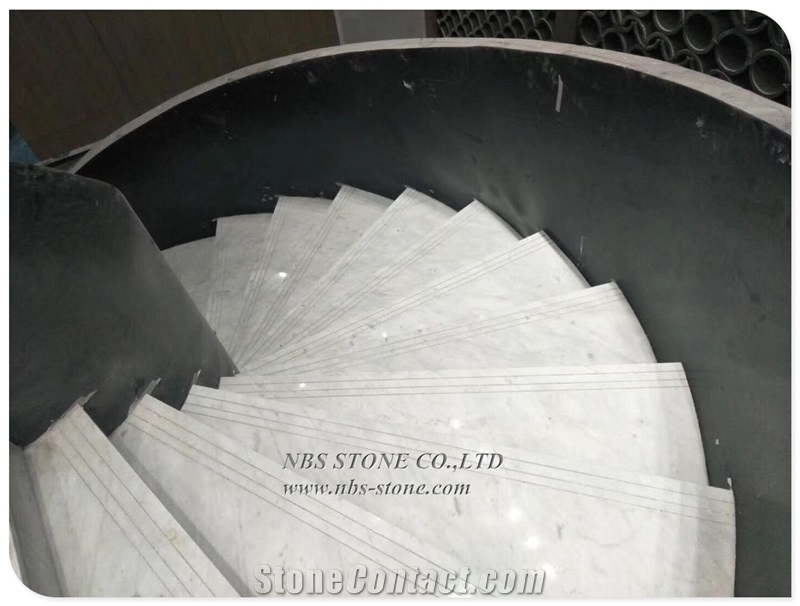 White Carrara Marble Slab Walling Flooring Tiles