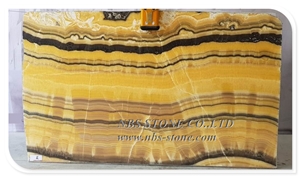 Yellow Jade, Honey Onyx Slabs Tile