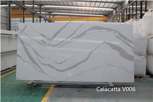 Artificial Bianco Calacatta Quartz Stone