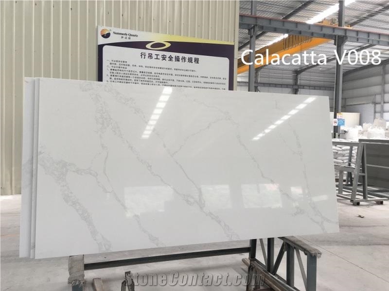 Artificial Quartz Stone Bianco Calacatta