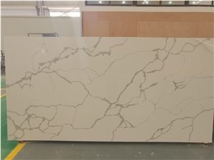 Bianco Calacatta Artificial Quartz for Vanitytop