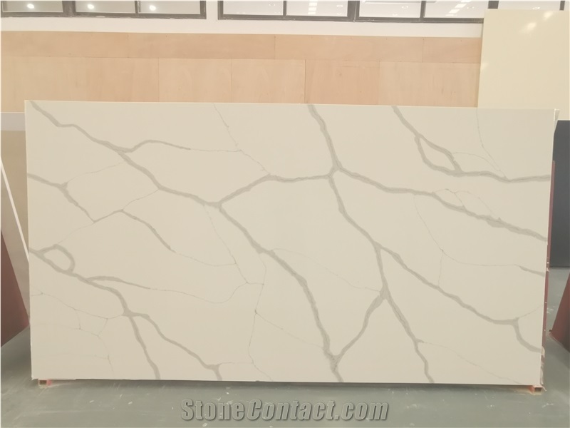 Bianco Calacatta Artificial Quartz for Wall Tile