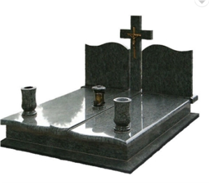 Bronze Granite Black Poland Tombstone Design