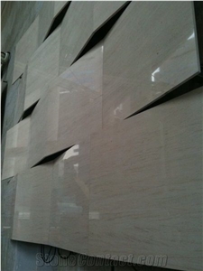 Moca Creme Fine Veincut Limestone Tiles, Slab