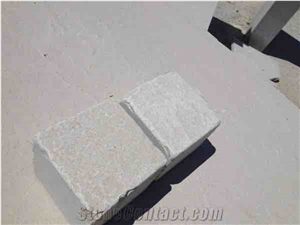 Beige Limestone Cube Stone & Pavers, Cobble Stone  Pavements