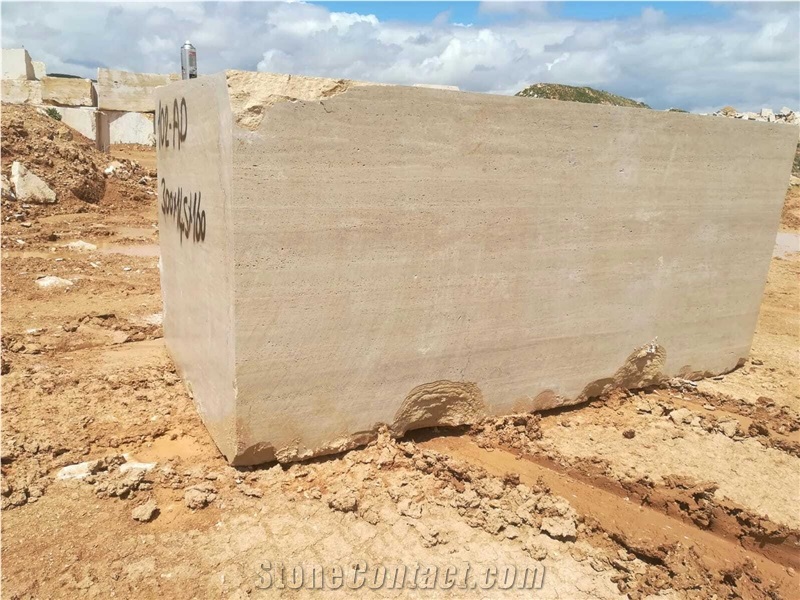 Light Travertine Blocks