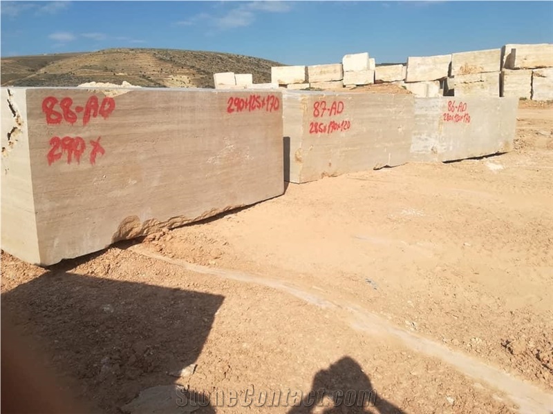 Light Travertine Blocks