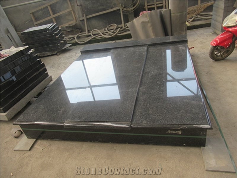 Beida Green Granite Western Style Cross Tombstones