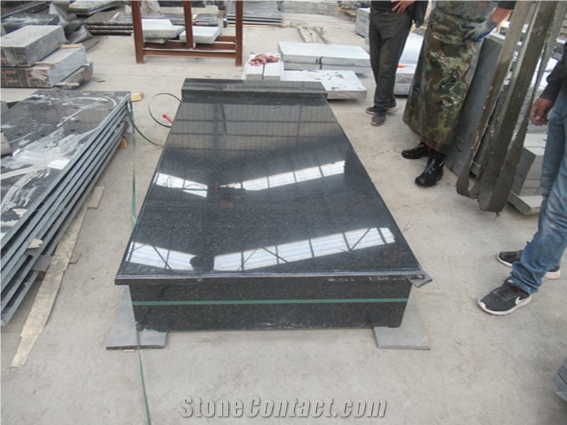Beida Green Granite Western Style Cross Tombstones