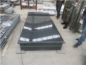 Beida Green Granite Western Style Cross Tombstones