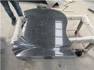 Beida Green Granite Western Style Cross Tombstones