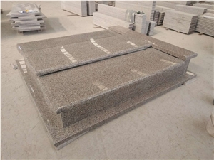 G361 Granite Double Tombstone Headstone Monument
