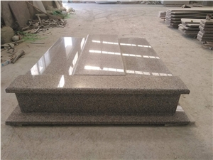 G361 Granite Double Tombstone Headstone Monument