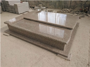 G361 Granite Double Tombstone Headstone Monument