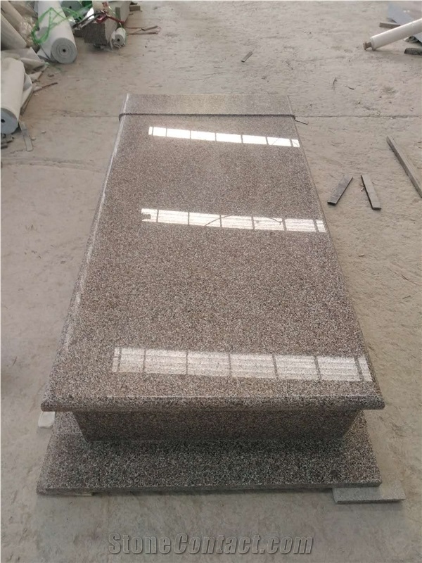 G361 Tombstones,Chinese Lotus Granite,Gravestone