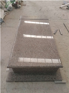 G361 Tombstones,Chinese Lotus Granite,Gravestone