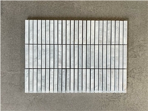 Super White Marble Polished Hexagon Mosaic Tile
